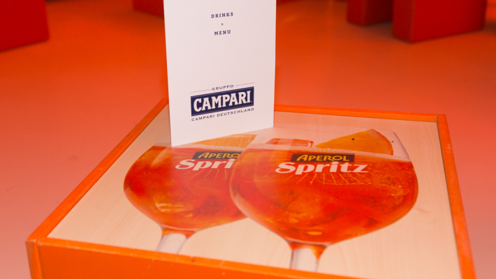 Campari Sales Event & Tape Art