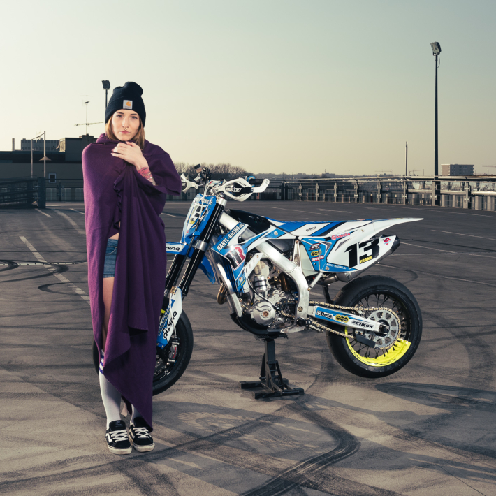 Motorrad-Fotoshooting mit Bony Kamekatze - Making Of