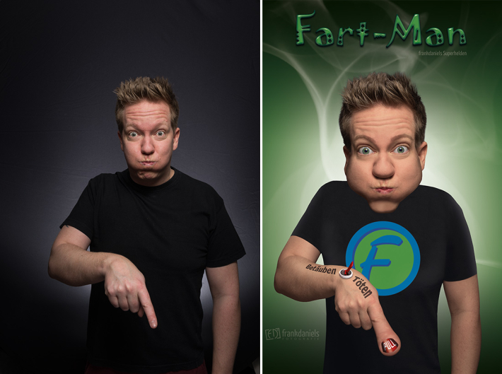 Fart-Man vorher/nachher
