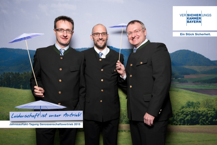 Eventfotografie mit Sofortdruck Versicherungskammer Bayern