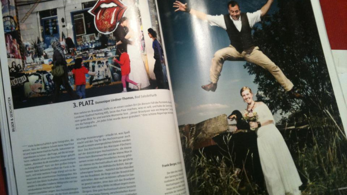 4. Platz in Photographie Magazin mit unserem Hochzeitsbild