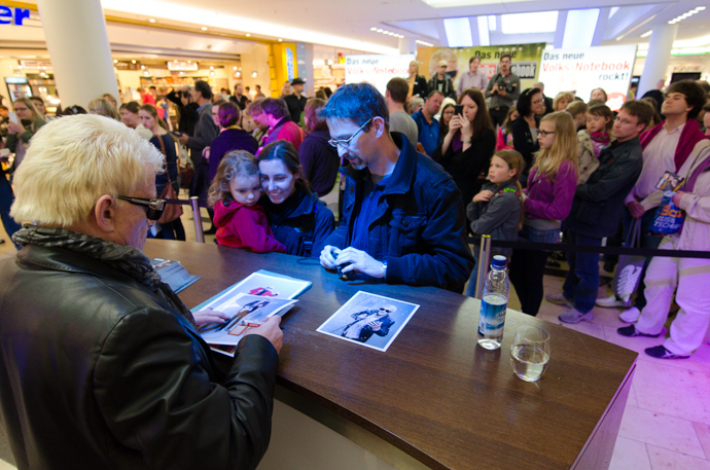 Eventfotografie mit Heino in den Riem Arcaden München