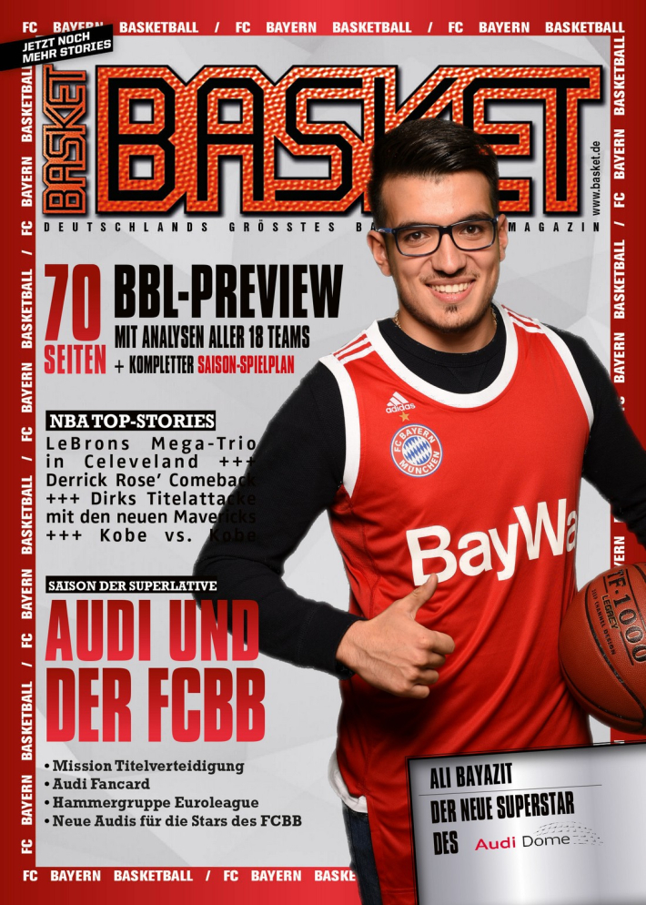 Greenscreen Fotoaktion im Audi Dome - FC Bayern Basketball