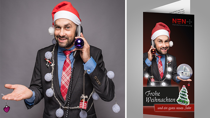 Eine Weihnachtskarte mal anders