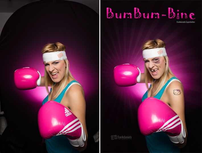 Bum-Bum Bine vorher/nachher
