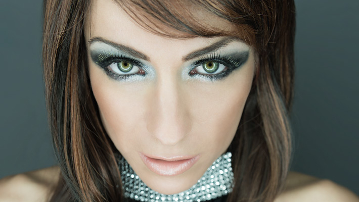 Glamour-Ringlicht-Shooting mit Andrea