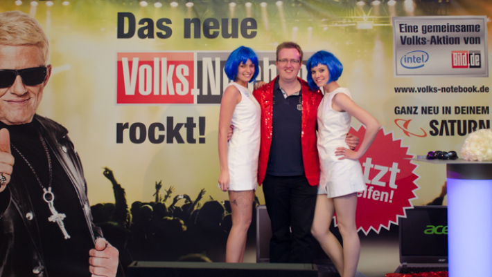 Eventfotografie mit Heino in den Riem Arcaden München
