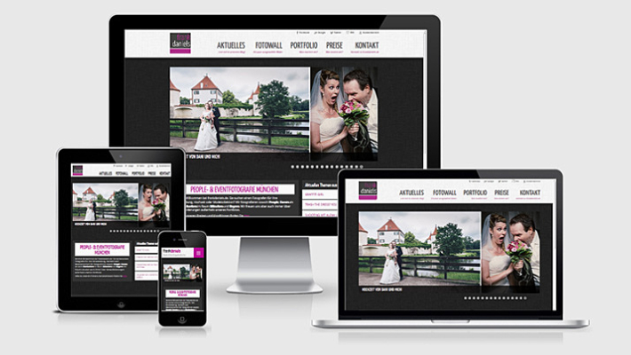 Die Webseite im neuen Look