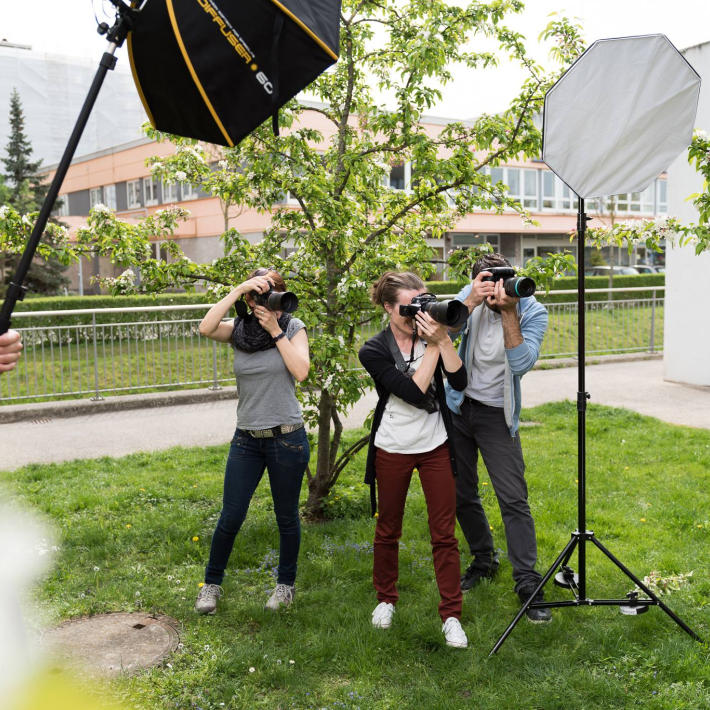 Fotosession beim Münchner Photowalk - Making Of