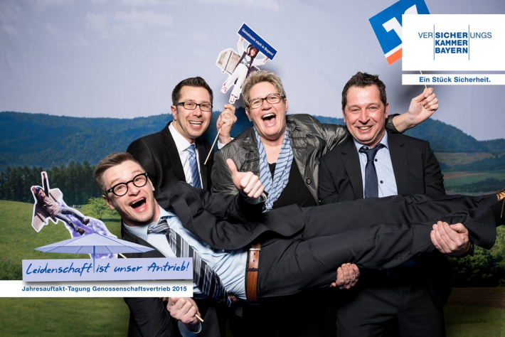 Eventfotografie mit Sofortdruck Versicherungskammer Bayern