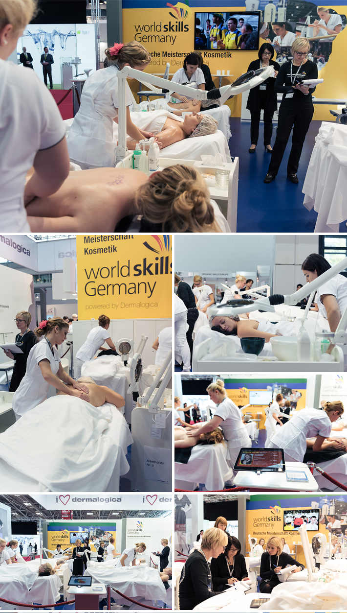 Worldskills Kosmetik auf der Messe BEAUTY FORUM in München