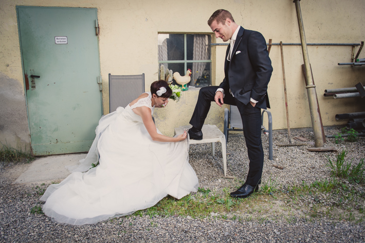 Trash the Dress - Hochzeitsfotografie