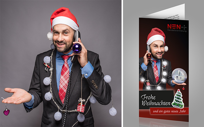 Eine Weihnachtskarte mal anders