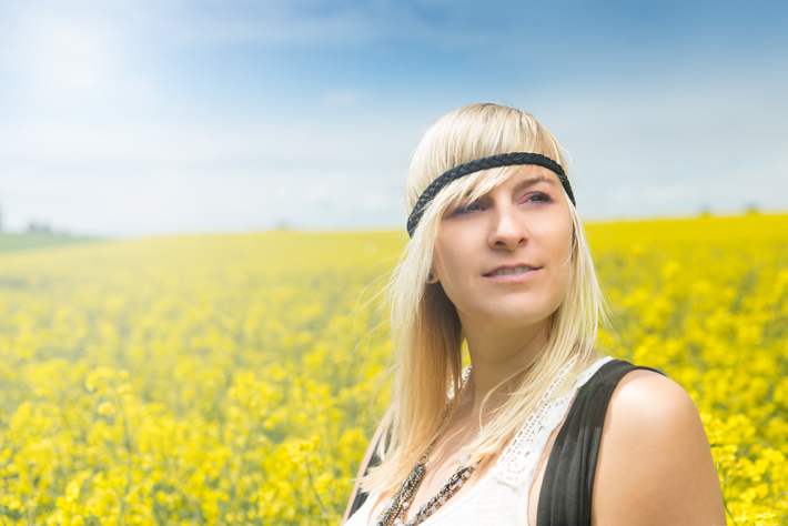 Shooting im Rapsfeld mit frankdaniels.de