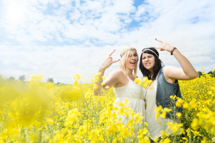 Outdoor Fotoshooting mit Bine und Verena