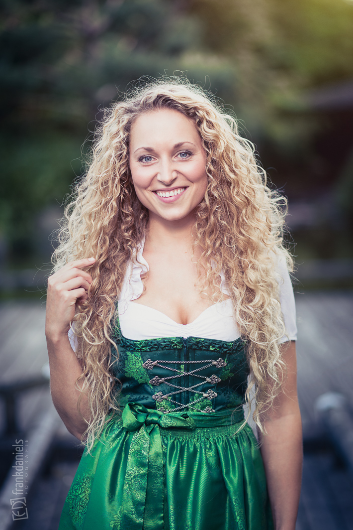 Shooting mit Sandra für´s tz-Wiesn-Madl 2014
