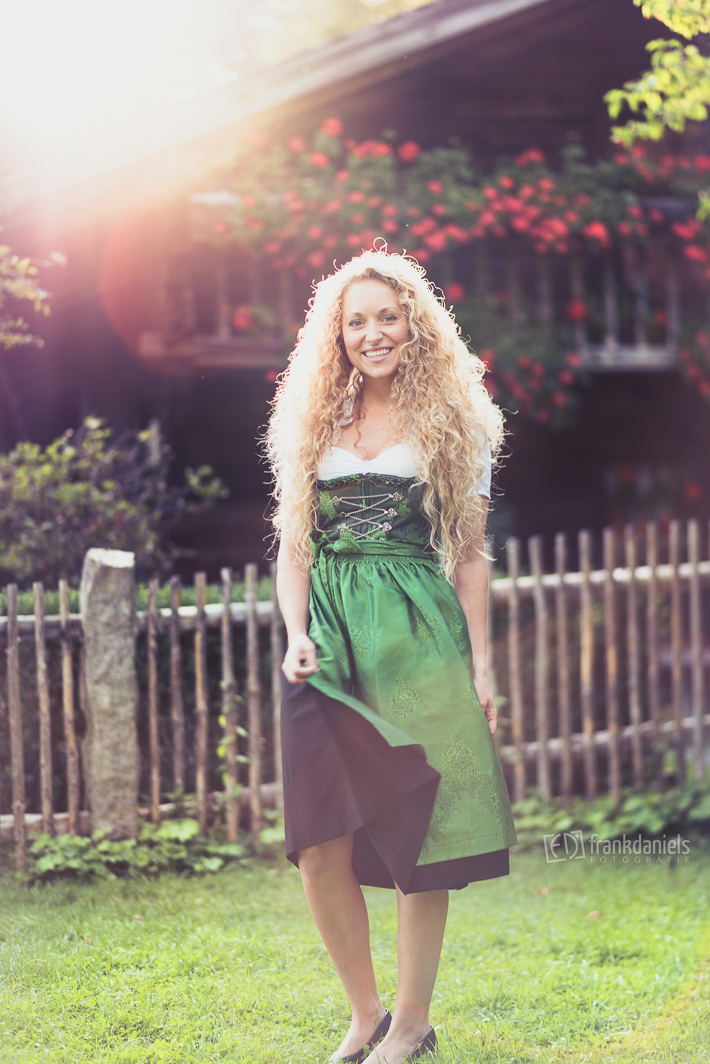 Shooting mit Sandra für´s tz-Wiesn-Madl 2014