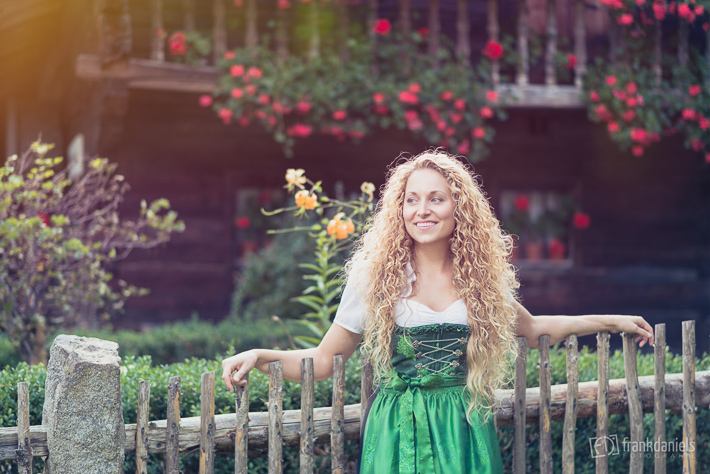 Shooting mit Sandra für´s tz-Wiesn-Madl 2014