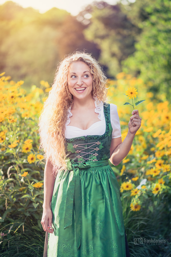 Shooting mit Sandra für´s tz-Wiesn-Madl 2014