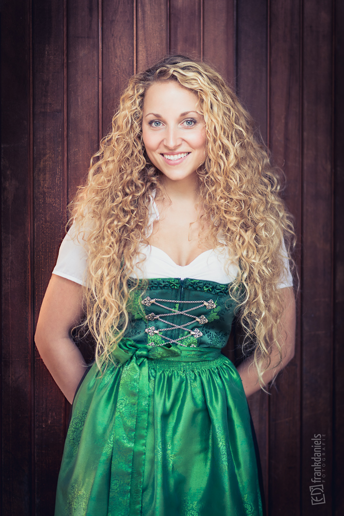 Shooting mit Sandra für´s tz-Wiesn-Madl 2014